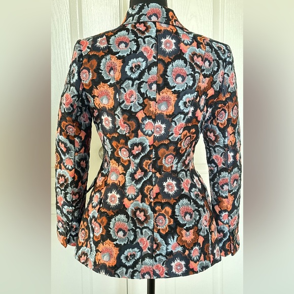 New Theory - Floral Jacquard Blazer - Picture 4 of 4